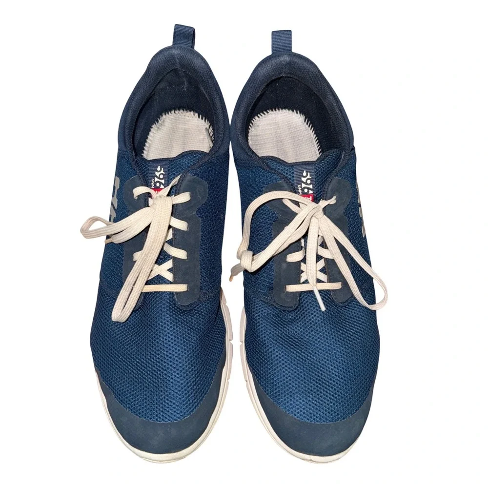 Helly Hansen Feathering Mens 13 Pre-Owned Sailing Shoes Navy Blue‎ Mesh Sneakers